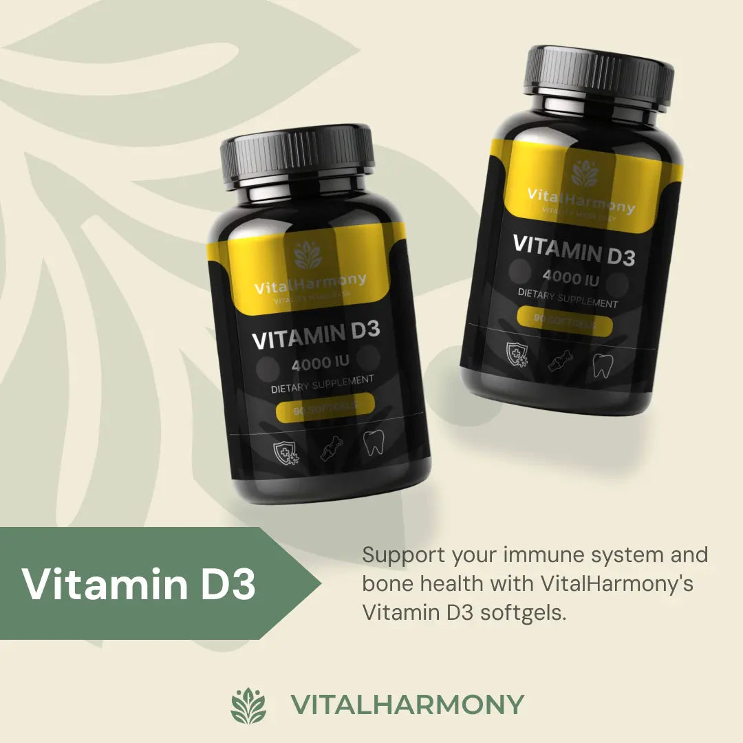 VitalHarmony d3 4000ui - 90 softgels VitalHarmony