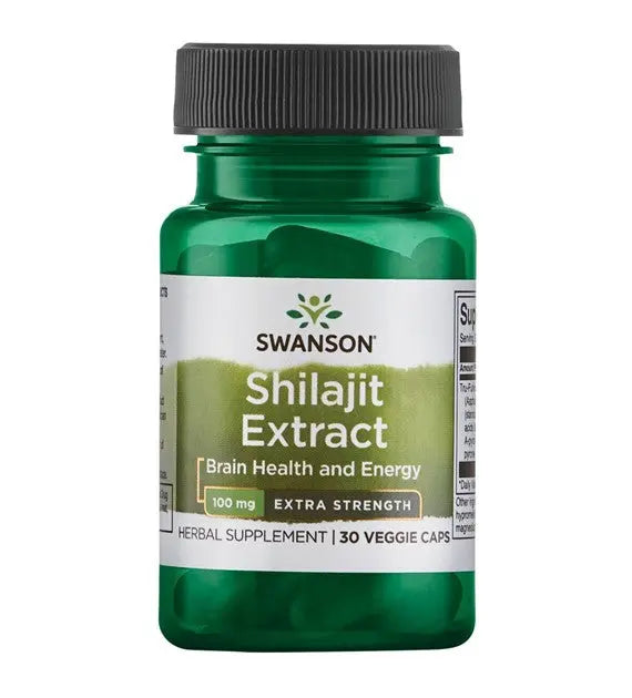 Swanson Shilajit Extract - o zwiększonej mocy 100 mg 30 kapsułek SWANSON