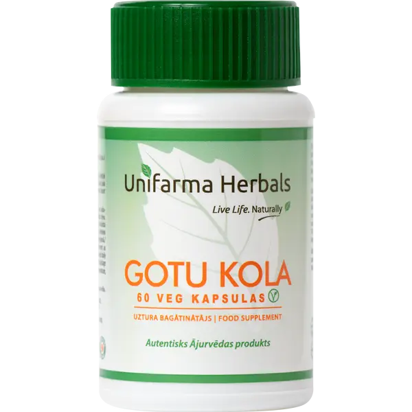 Unifarma Herbals Gotu Kola 60 kapsułek Unifarma Herbals