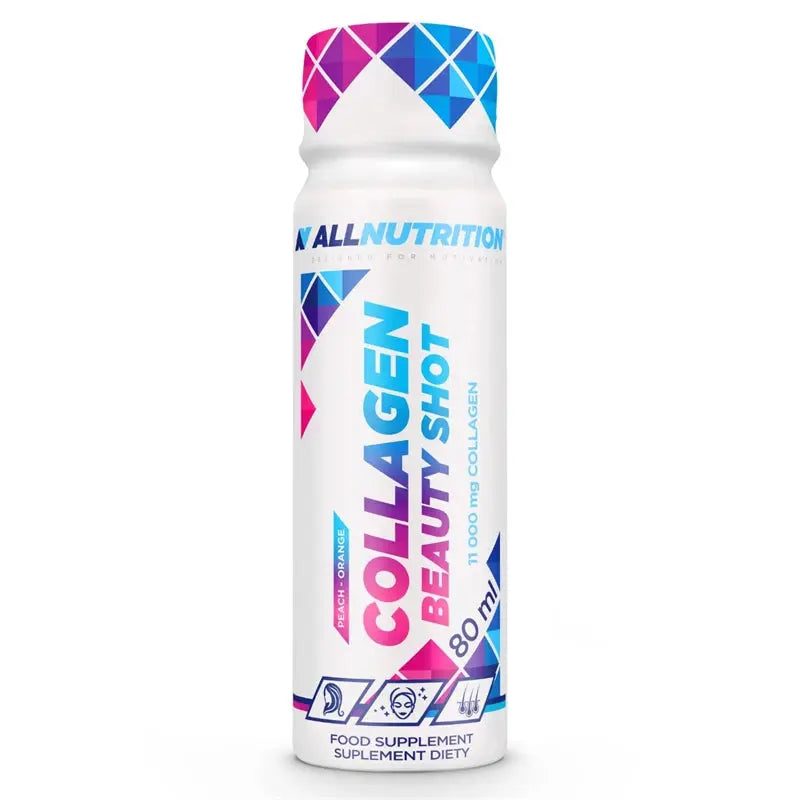 ALLNUTRITION COLLAGEN BEAUTY SHOT 80 ml BRZOSKWINIA-POMARAŃCZA ALLNUTRITION