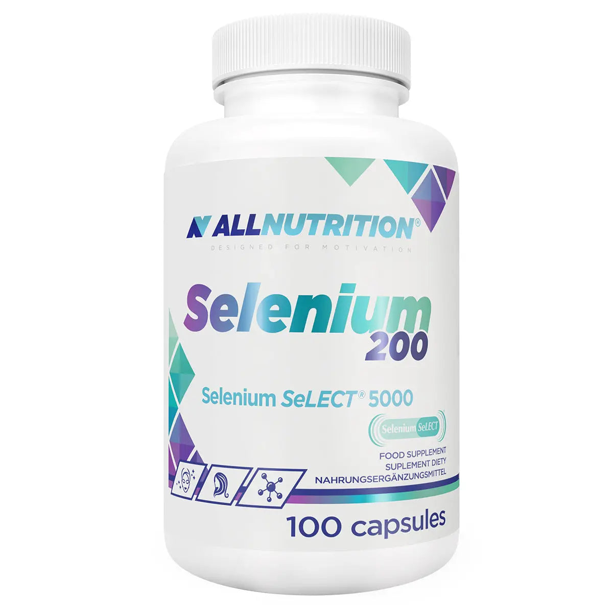 ALLNUTRITION SELENIUM 200 100 kaps. ALLNUTRITION