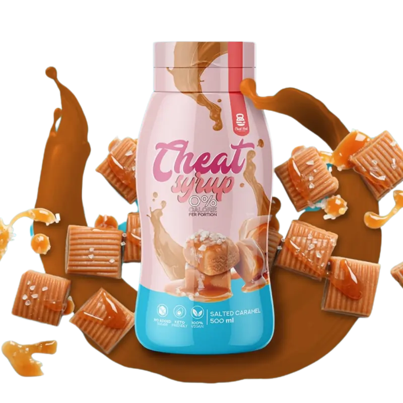 CHEAT MEAL Syrop 0% Słony karmel - 500ml CHEAT MEAL
