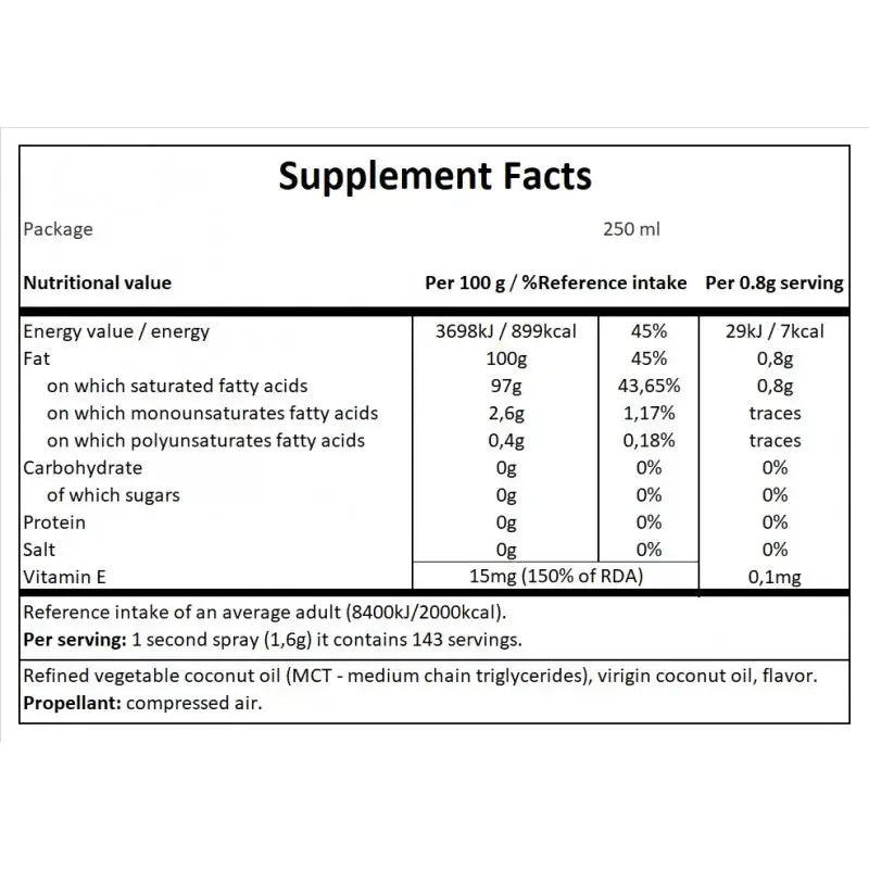 SPRAY DO GOTOWANIA 250 ML - OLIWA Z OLIWEK EXTRA VIRGIN CHEAT MEAL