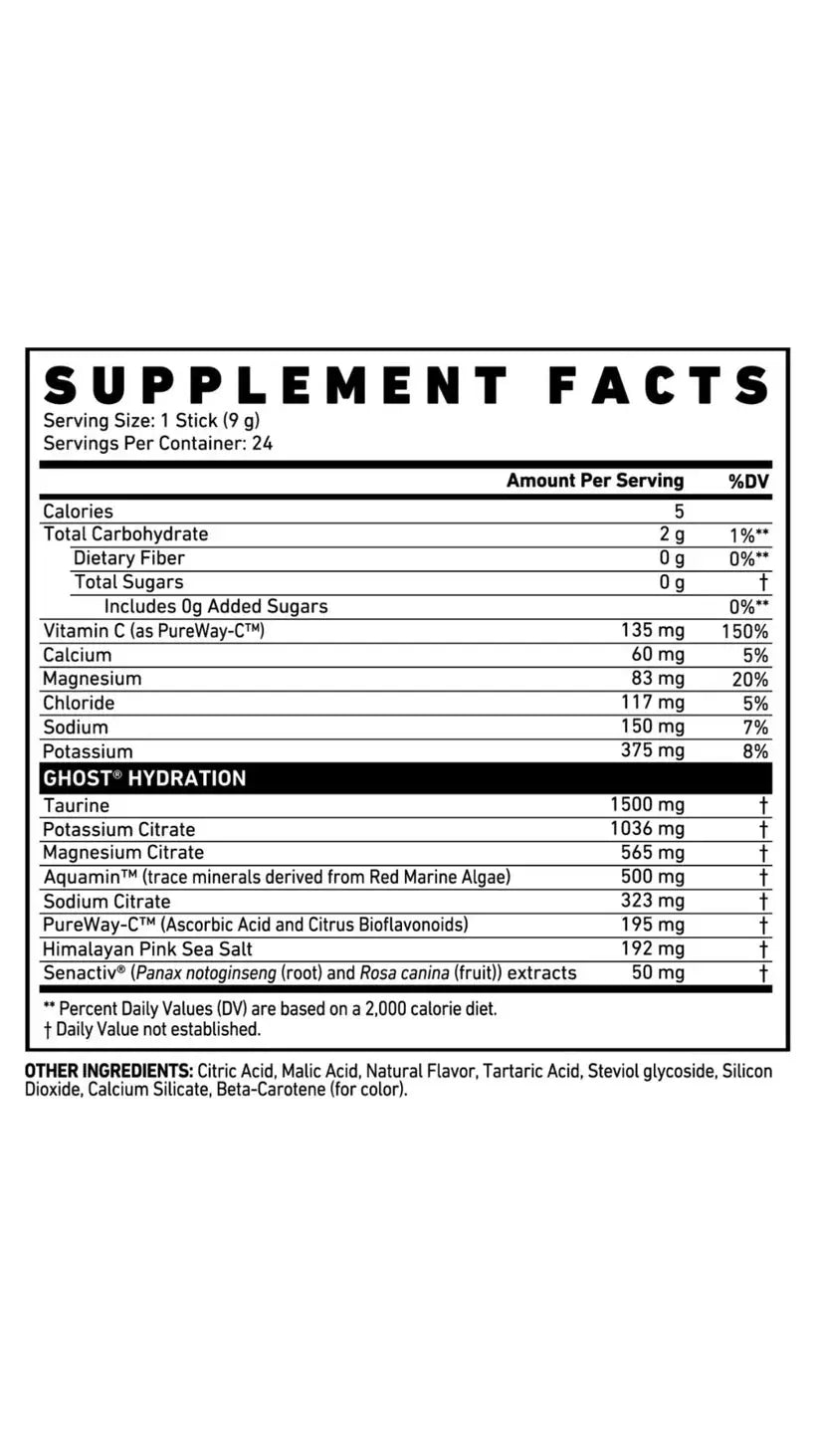 Ghost Hydration Sticks - 24 porcje Ghost