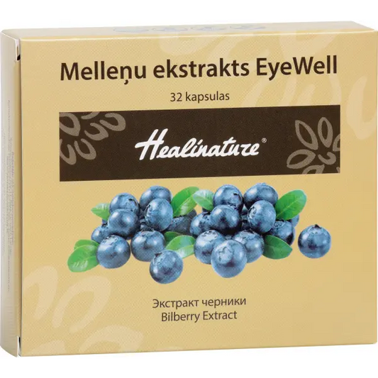 HEALINATURE Ekstrakt z borówki czarnej Eyewell 32 kapsułki Unifarma Herbals
