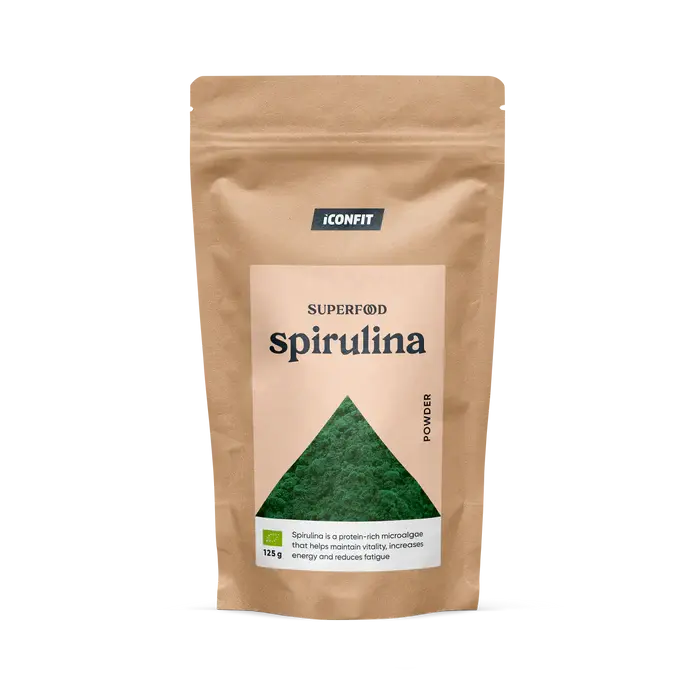 ICONFIT Organiczna spirulina w proszku (125g) ICONFIT