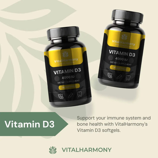 VitalHarmony d3 4000ui - 90 softgels VitalHarmony