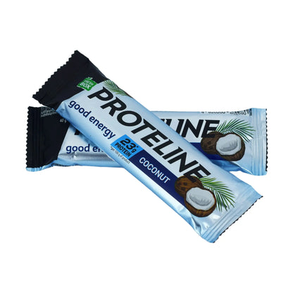 PROTELINE - Baton białkowy z kokosem w polewie cukierniczej (40g) PROTELINE