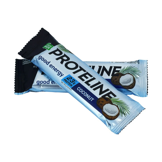PROTELINE - Baton białkowy z kokosem w polewie cukierniczej (40g) PROTELINE
