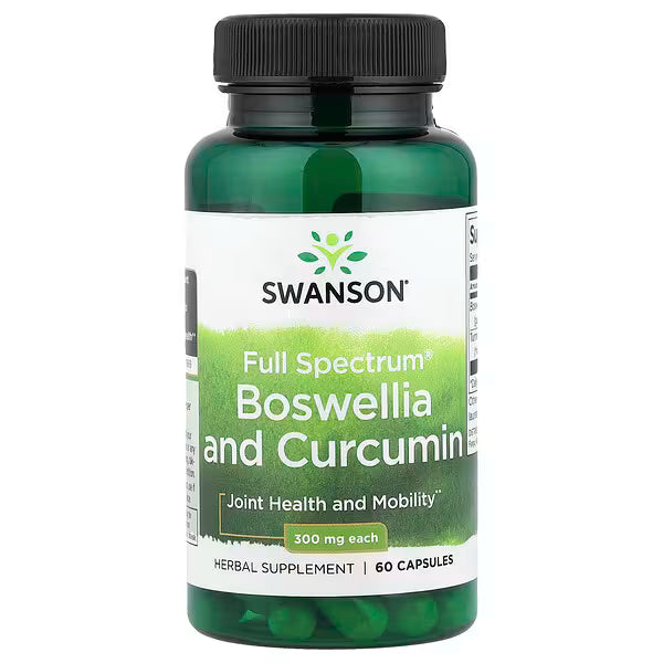 SWANSON FULL SPECT BOSWELLIA & CURCUMIN 60 kapsułek SWANSON