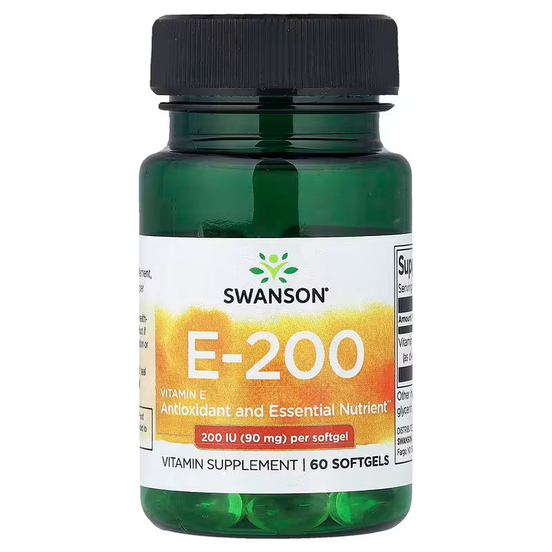 SWANSON WITAMINA E 200 IU 60 KAPSUŁEK SWANSON