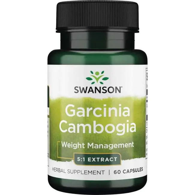 Swanson Garcinia Cambogia Ekstrakt 5:1 80 mg 60 kapsułek SWANSON