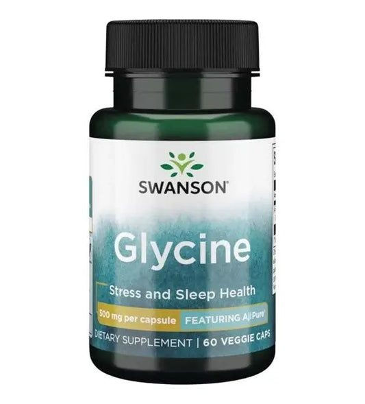 Swanson Glycine 500mg 60 kapsułek SWANSON
