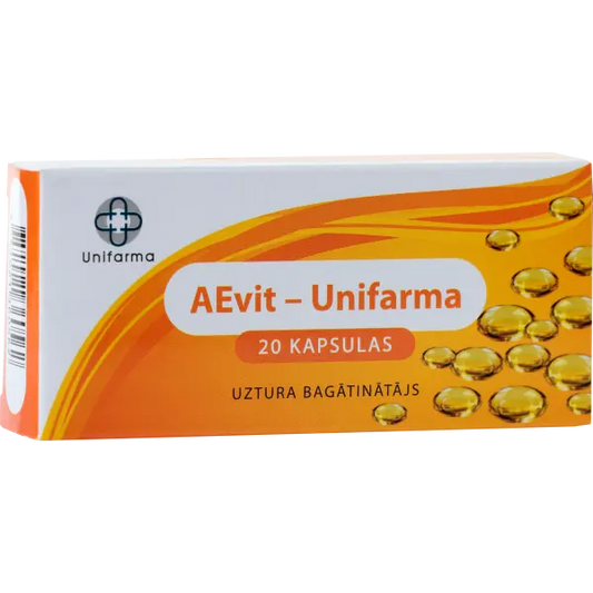 Unifarma Herbals AEVIT 20 kapsułek Unifarma Herbals
