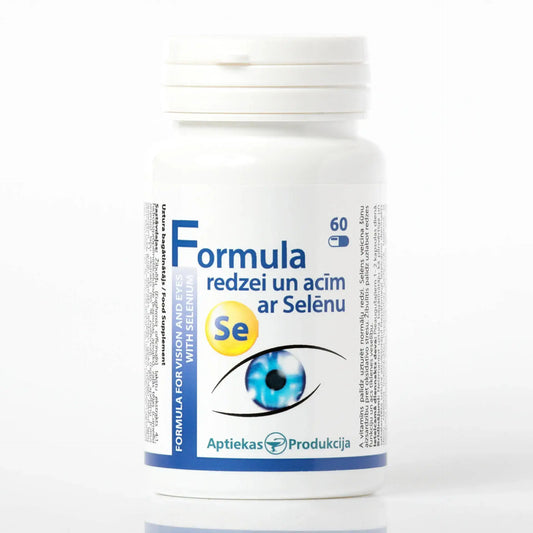 Unifarma Herbals Formula for Vision and Eyes with Selenium 60 kaps. Unifarma Herbals