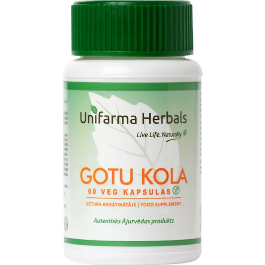Unifarma Herbals Gotu Kola 60 kapsułek Unifarma Herbals