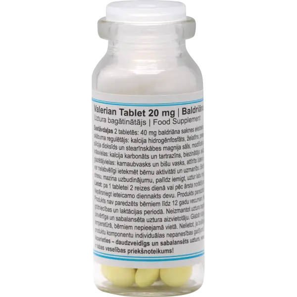 Unifarma Herbals Valerian 20 mg 50 tabl. Unifarma Herbals