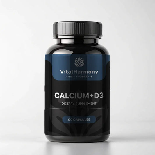 VitalHarmony Calcium + D3 - 90 kapsułek VitalHarmony